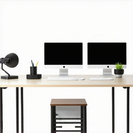 Advanced Studio Setup for Creators in 2024 Modern creator studio with professional lighting and ergonomic workspace