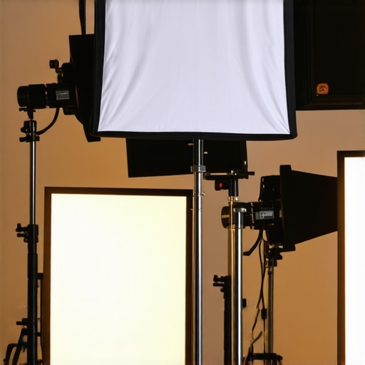 Studio osvetljenje sa softboxima i difuzorima za profesionalni izgled