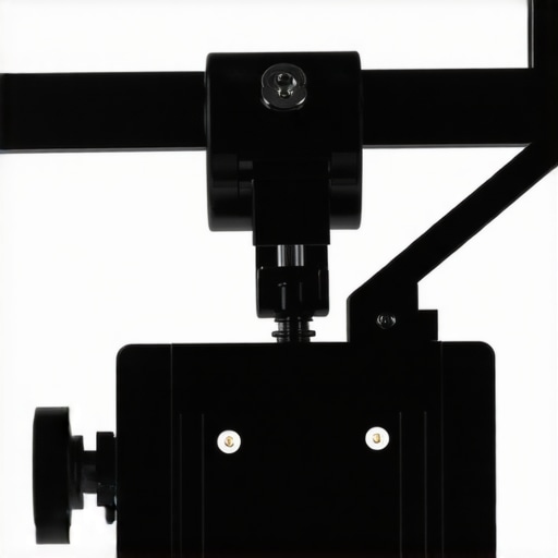 Close-up of a creator rig showcasing durable materials and adjustable lighting panels.