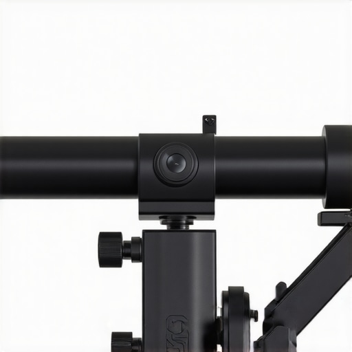 Close-up of a professional-grade creator rig showing modular components and adjustable LED lighting arm.