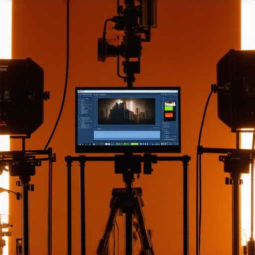 Creator rig and lighting equipment undergoing stress testing in studio