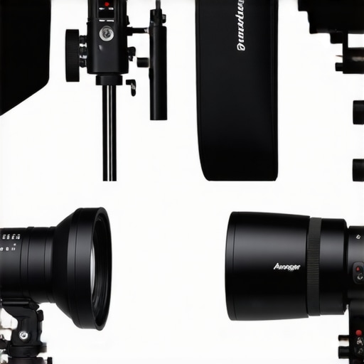 Studio rigs and lighting kits from Creator Kits, Manfrotto, and Avenger side by side.