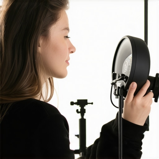 Comparison chart of studio LED lights and ring lights for content creation in 2024