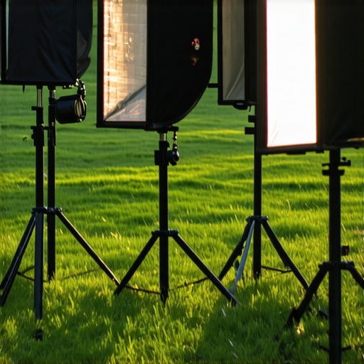 Lighting kit operating in cold outdoor environment, demonstrating resilience.