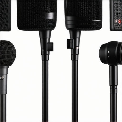 A visual comparison chart of professional and budget studio equipment