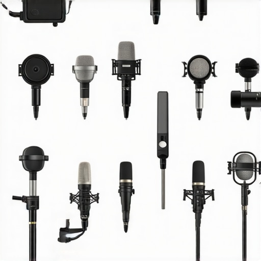 A visual comparison chart of studio gear, microphones, rigs, and lighting kits for creators in 2024