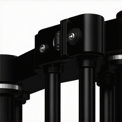 Detailed view of the quick-lock joint on the creator rig