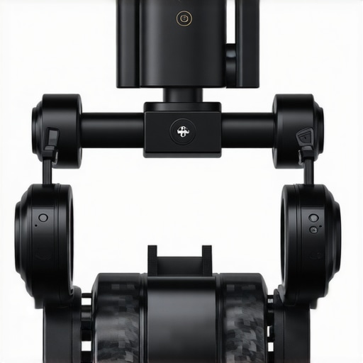 Creator rig with carbon fiber frame and magnetic connectors.