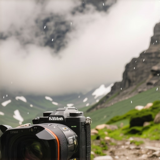 Professional camera enduring outdoor weather with dust and rain