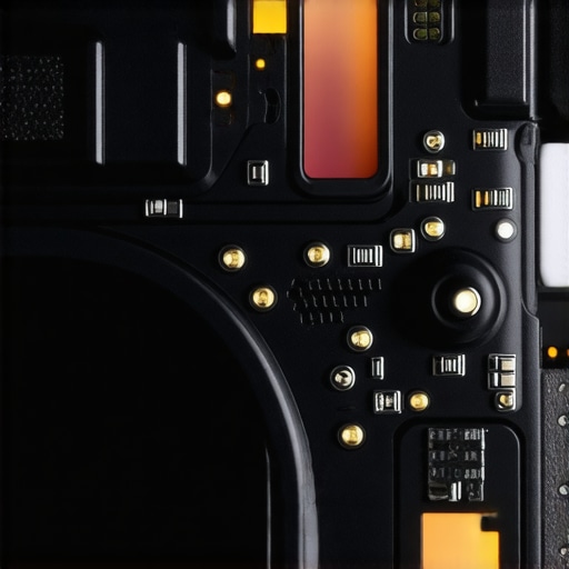Inside the Solid-State Camera Fix Detailed view of solid-state chips inside a camera repair device.