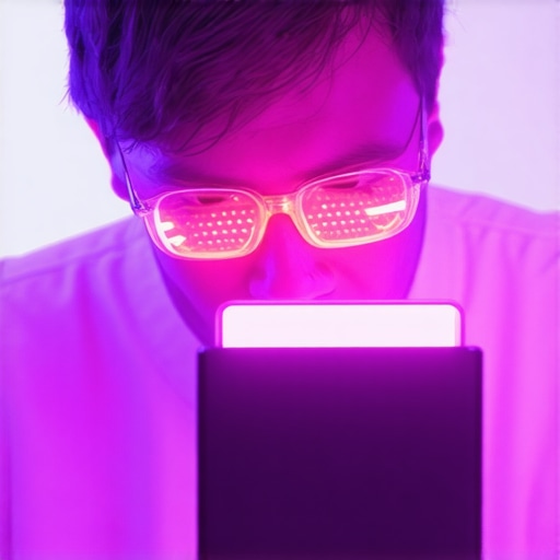 User adjusting brightness on a professional graphene LED light.