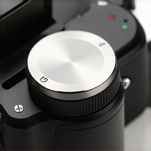 Close-up of aluminum magnetic sensor cap on a camera showing the fit and magnet details.