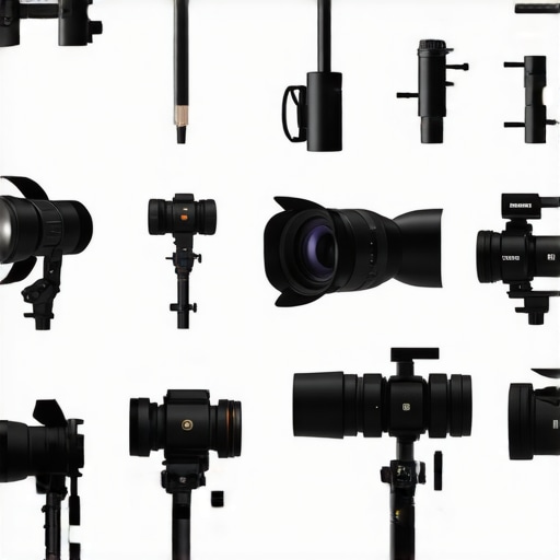 Comparison chart of different lighting, microphone, camera, and rig options for creators