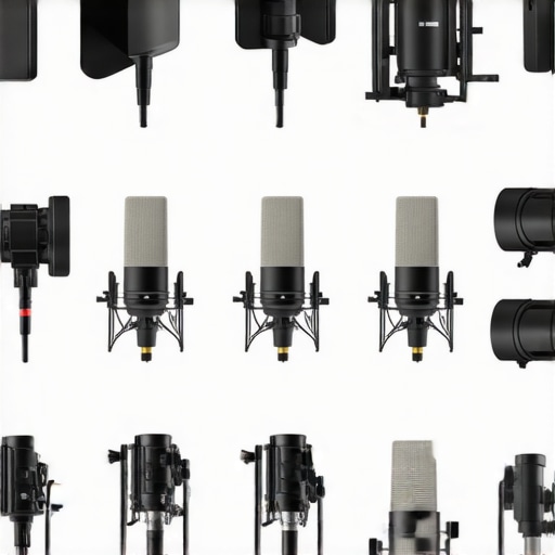 Side-by-side images of different studio rigs and equipment from top brands.