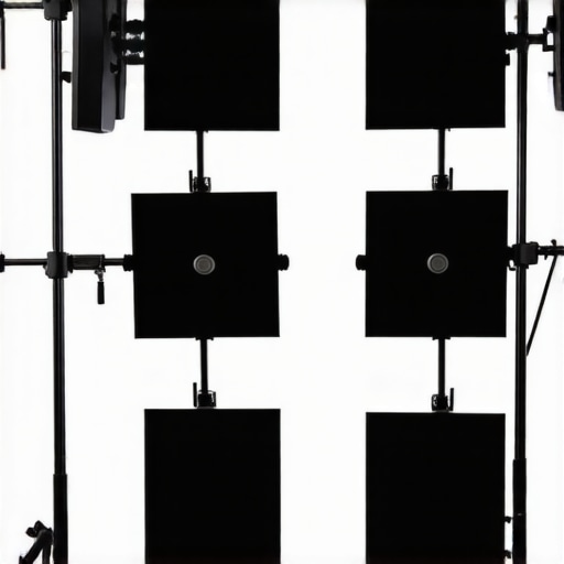 Studio lighting featuring Nano-LED panels in a professional setup