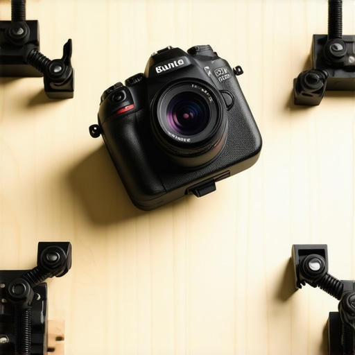 5 Steel Clamps for Mounting Pro Cameras to Thin Plywood Desks
