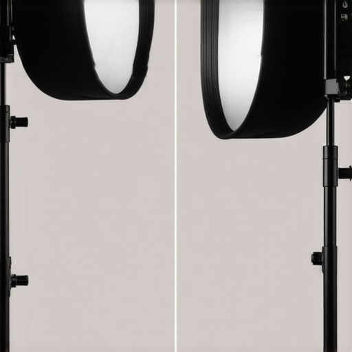 Side-by-side comparison of budget and high-end studio lighting