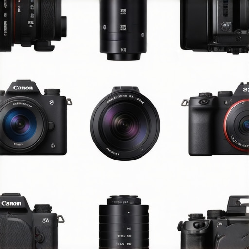 Camera Models Comparison Side-by-side comparison of top camera models from Canon, Sony, and Panasonic.