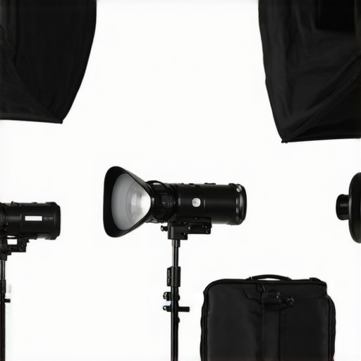 Durable Outdoor Studio Equipment in Action Studio gear used outdoors in windy conditions illustrating resilience and build quality