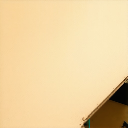 A neatly cut plywood sheet with smooth edges and measured dimensions for studio use.