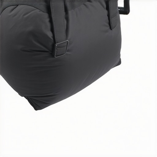 Studio lighting sandbag showing reinforced handles and durable fabric