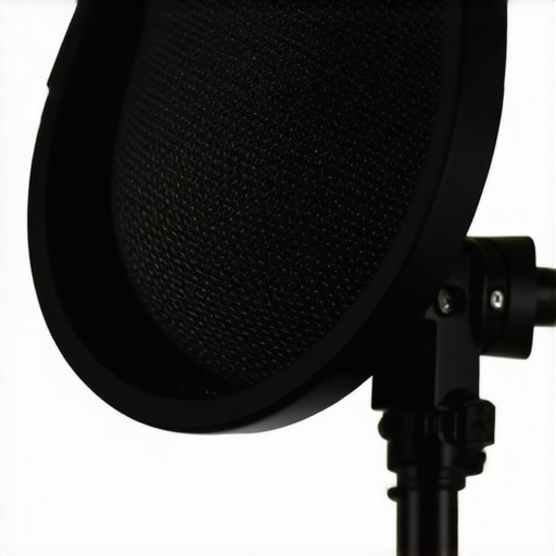 Foam windscreen covering a microphone, illustrating size and compatibility.