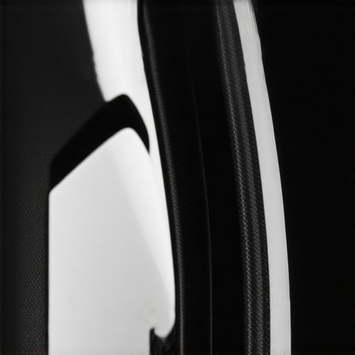 Close-up of the sleek matte finish of the Carbon Base material