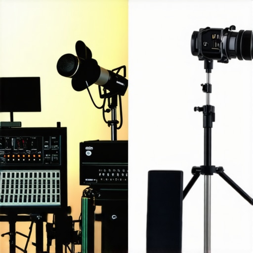 Comparison of high-end and affordable studio gear in a studio environment.