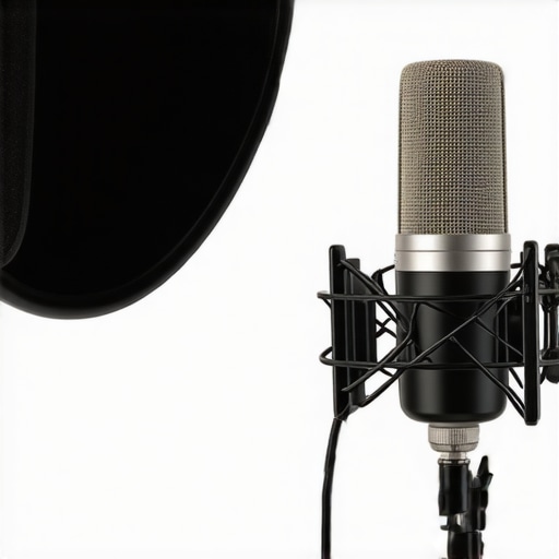 Microphone demonstrating durability in a professional studio setup.