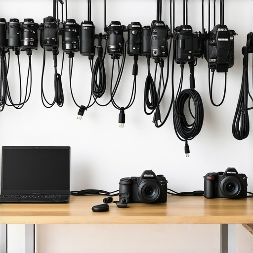 This $15 Wall Mount Finally Cleared My Desk of Camera Cables