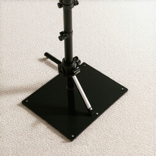 This $22 Steel Baseplate Keeps Your C-Stand From Tipping on Carpet