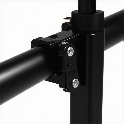 $25 Rail Mount Close-Up Detail of the budget camera stabilizer rail system showing material and adjustment features