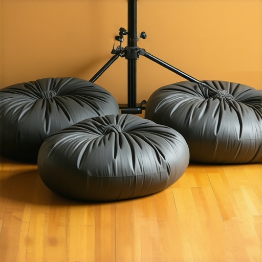 3 Weighted Sandbags That Keep Your C-Stand From Toppling on Hardwood Floors