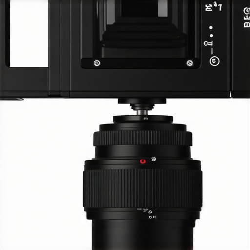 Detailed image of a camera autofocus sensor and lens setup.