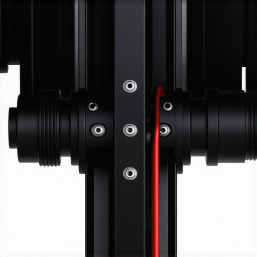 Build Details of $35 V-Mount Plate Close-up view of an aluminum V-mount plate with connectors and battery