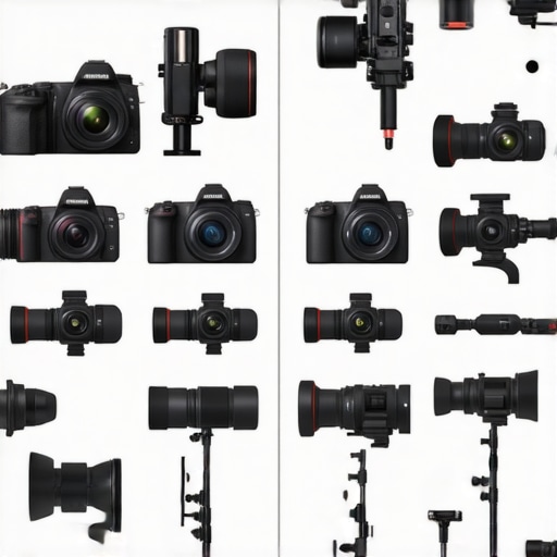 Comparison of professional studio and filming gear with competitors.