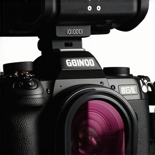 Camera with lens hood blocking stray light during outdoor shoot