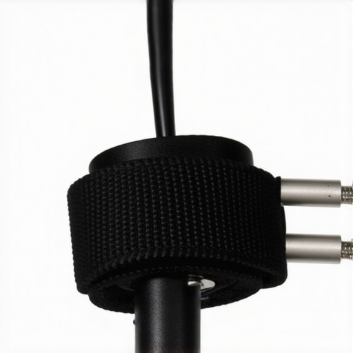 Durable nylon Velcro strap organizing studio cables