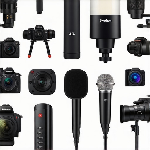 Creator Gear Comparison Chart A detailed comparison chart of various creator rigs, cameras, lighting kits, and microphones.