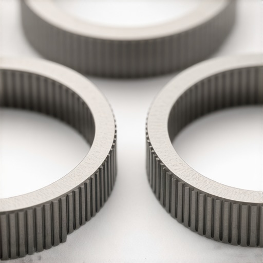 Detailed view of steel washers for camera rigs Macro shot of stainless steel washers highlighting quality and fit