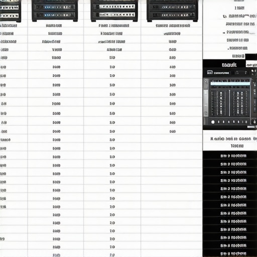 Comparison chart illustrating differences between current gear and top competitors.