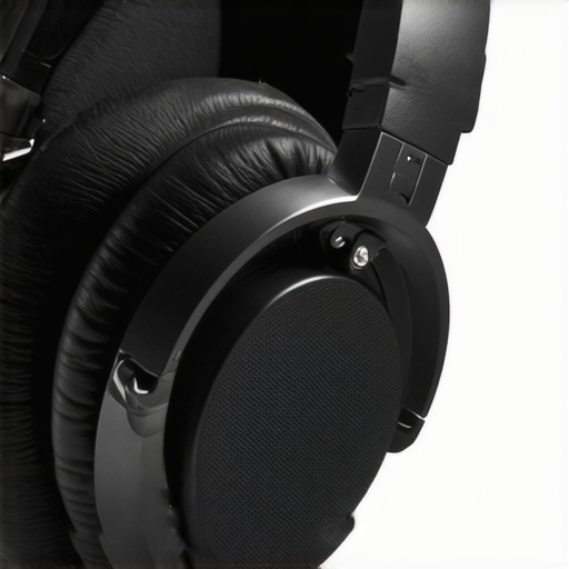 Close-up image of durable, comfortable studio headphones highlighting their materials and design.
