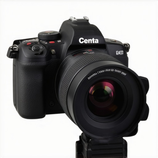Plastic lens hood mounted on a camera lens demonstrating its compact form.