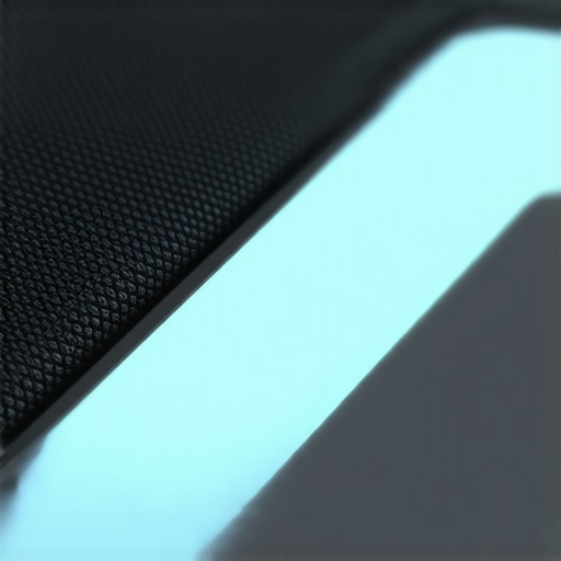 Neural Interface Design A detailed view of a sleek, modern neural microphone interface with touch controls and matte alloy finish