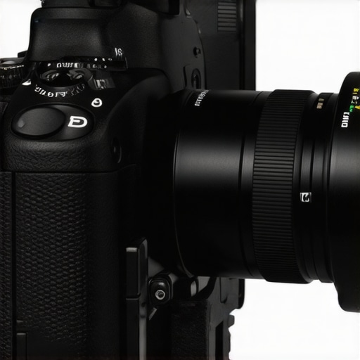 Close-up of a high-end professional video camera showing durable construction and ergonomic design