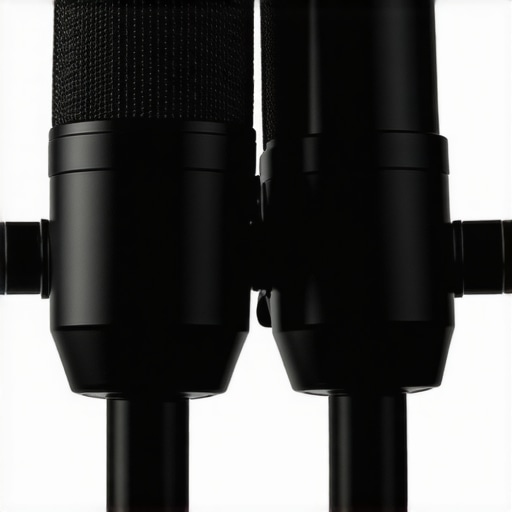 Comparison between high-end brass microphone weights and budget plastic versions