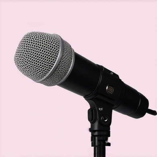 SoundPro Microphone Build Quality Detail shot of SoundPro Studio Microphone highlighting metal construction and control switch