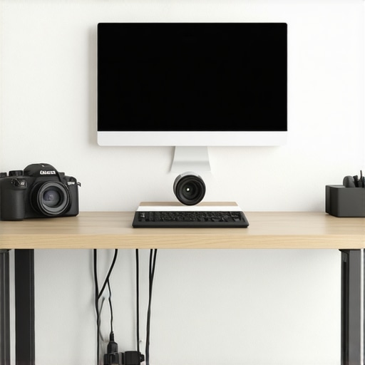 This $15 Wall Mount Finally Cleared My Desk of Camera Cables