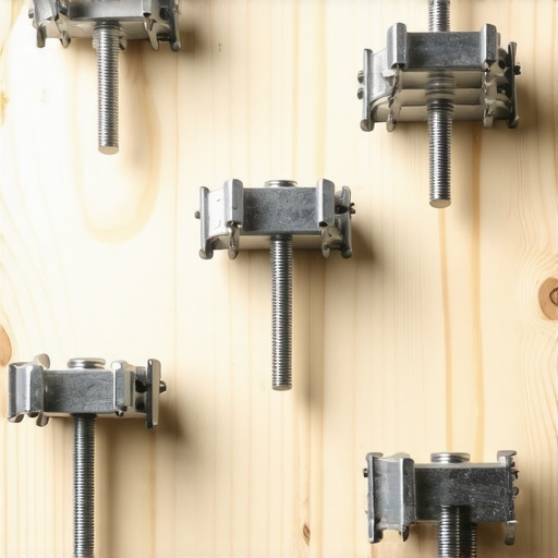5 Steel Clamps for Thin Plywood Desks