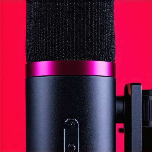 Detailed image of the Bio-Fiber Mic's construction highlighting its metal exterior and fiber insert.